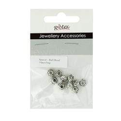 AussieSuperStore Jewellery Making Supplies JF Spacer Ball Bead JF Spacer Ball Bead | Jewellery Making Accessories 9323823066208 CHM209